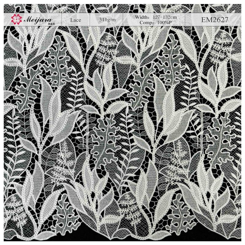 Island Bloom – Water-Soluble Embroidered Lace