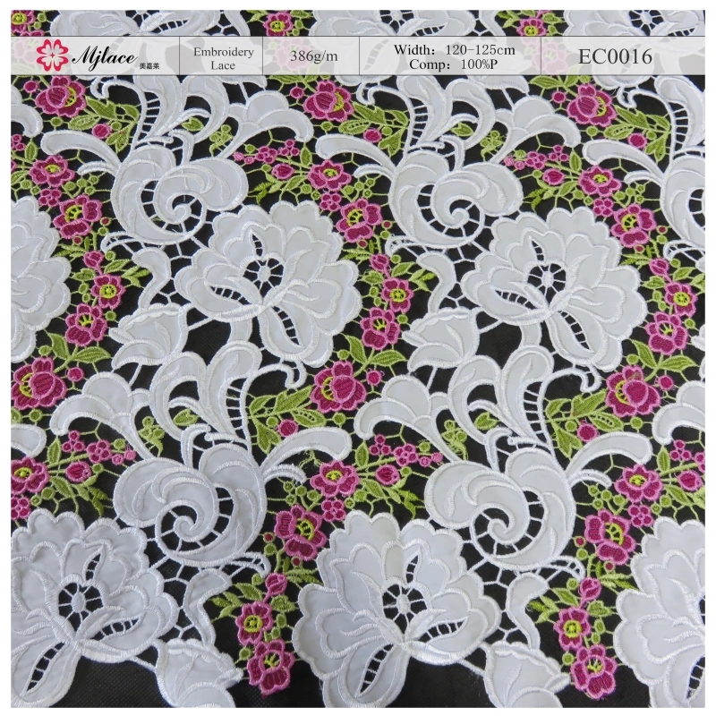 Botanical Tapestry – Premium Heavyweight Embroidered Lace