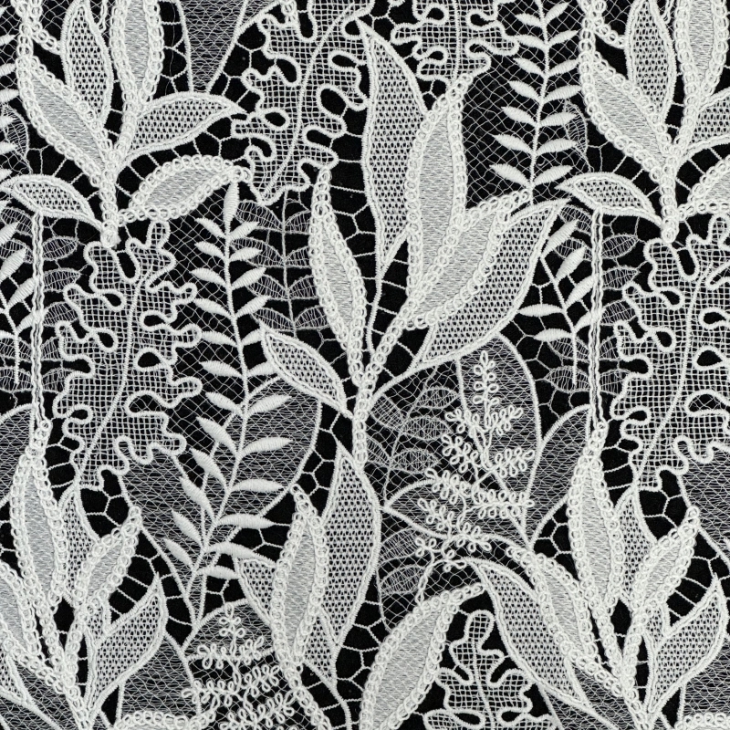 Island Bloom – Water-Soluble Embroidered Lace