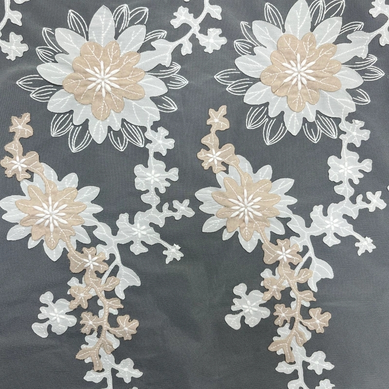 Blooming Dimension – Raised Embroidery Lace