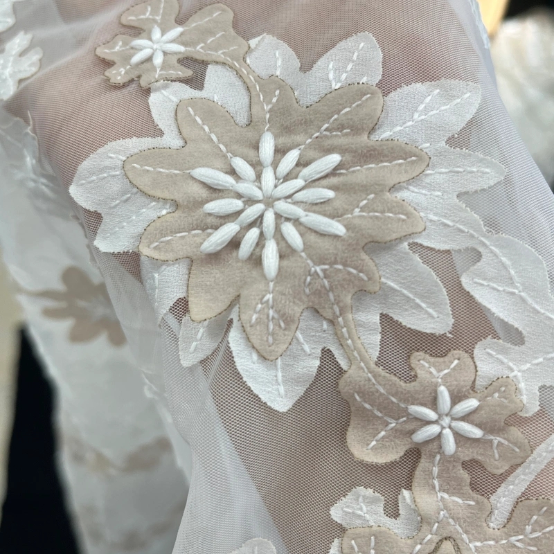 Blooming Dimension – Raised Embroidery Lace