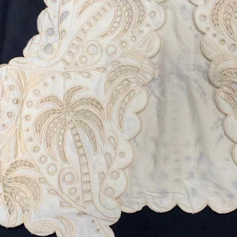 intricate beaded collar embroidery