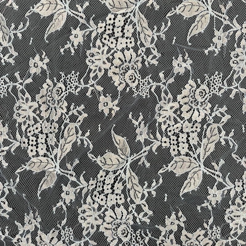 floral lace panel for couture gowns