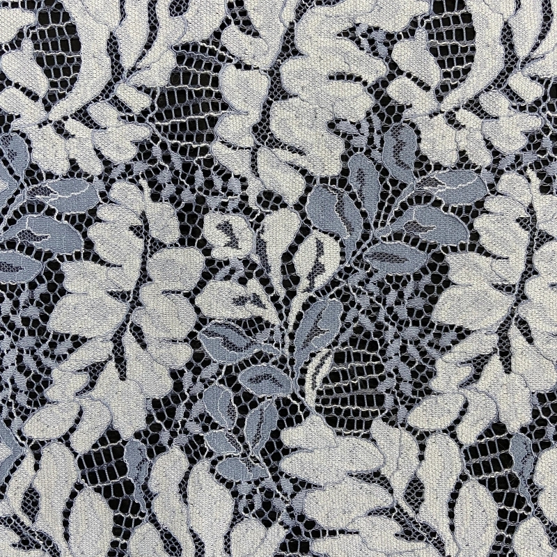 Fine lace featuring a peony motif