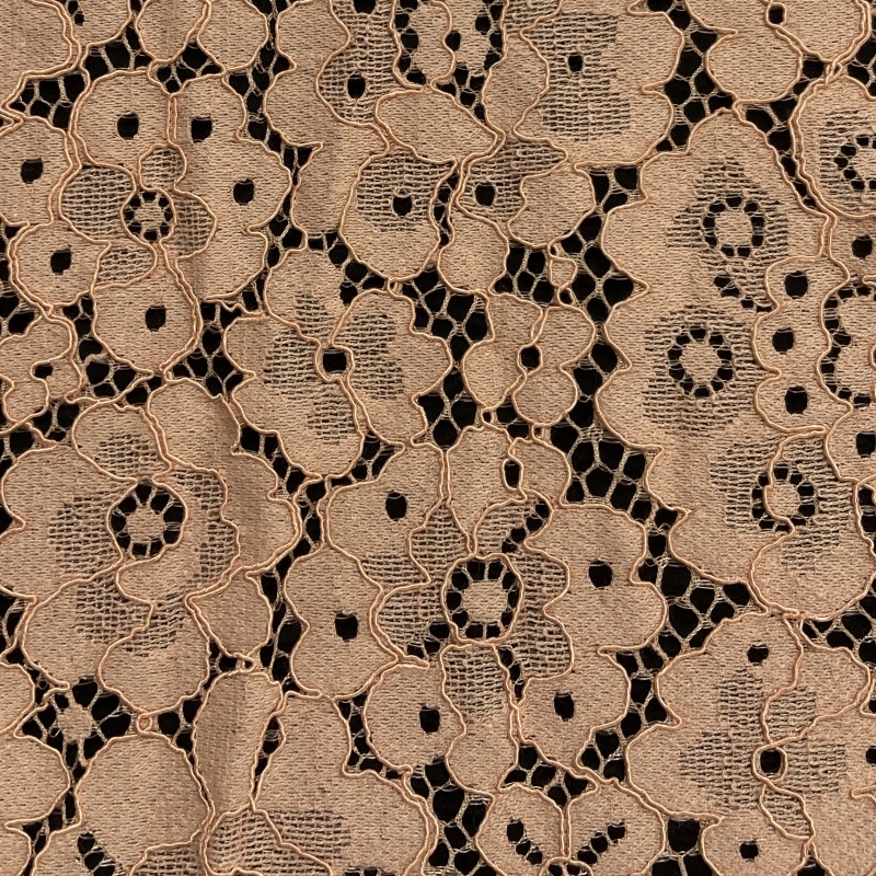 Lace with elaborate medallion design