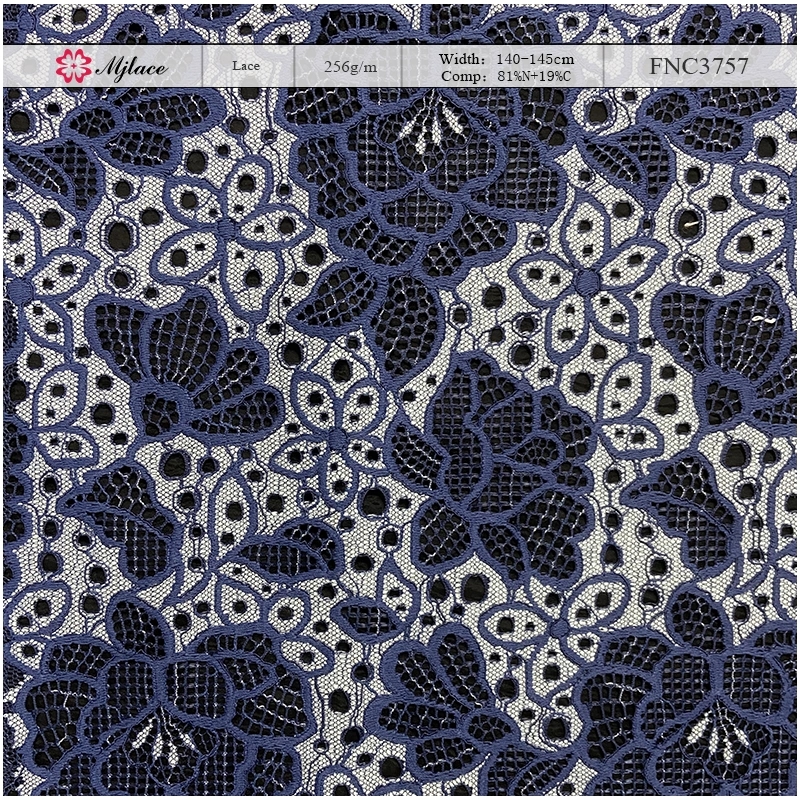 Elegant all-over floral lace pattern