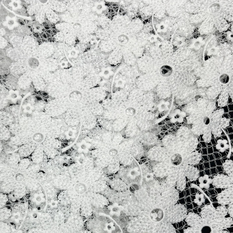 Tactile Garden: Textured Water-Soluble Lace