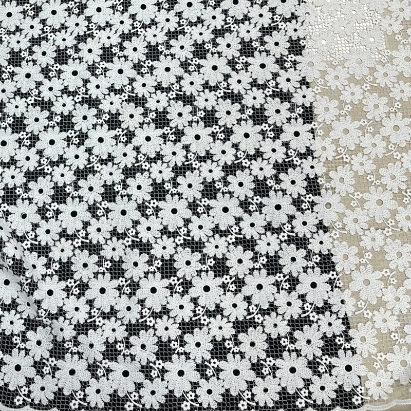 Tactile Garden: Textured Water-Soluble Lace