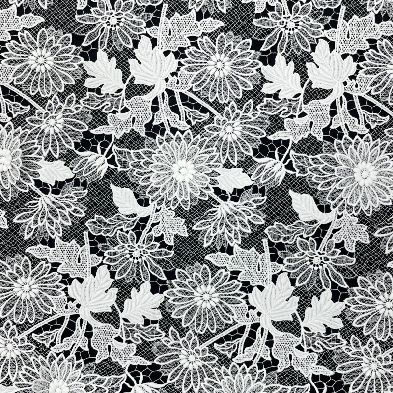 Botanical Relief: Applique Water-Soluble Lace