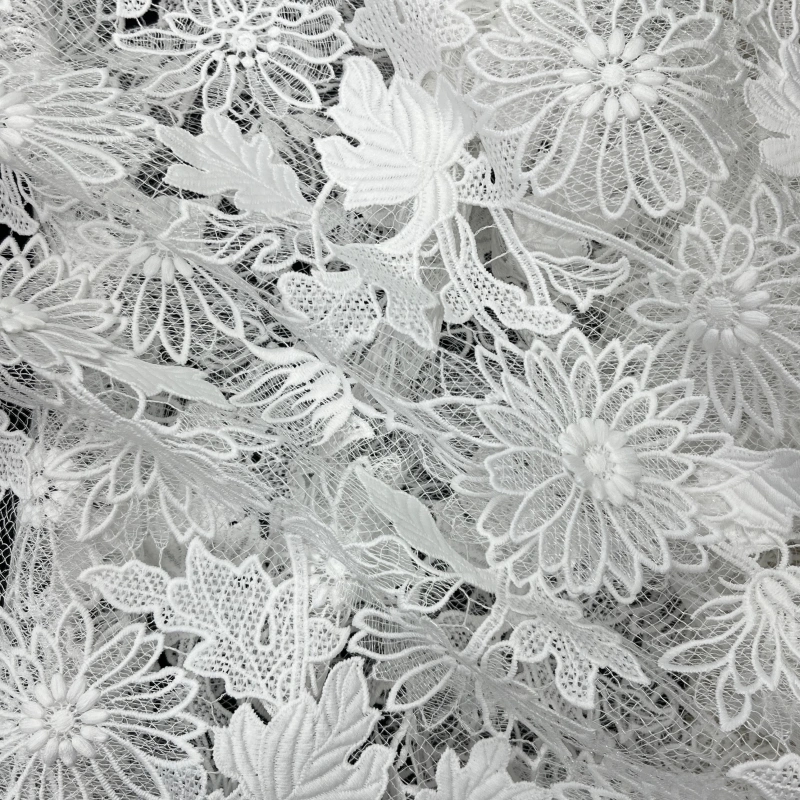 Botanical Relief: Applique Water-Soluble Lace