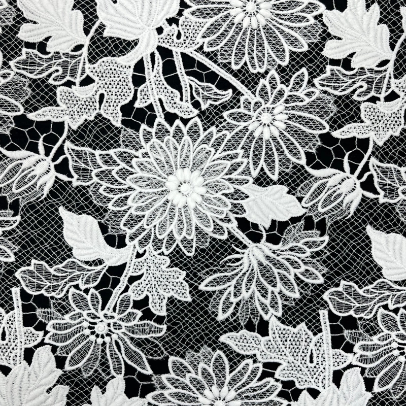 Botanical Relief: Applique Water-Soluble Lace