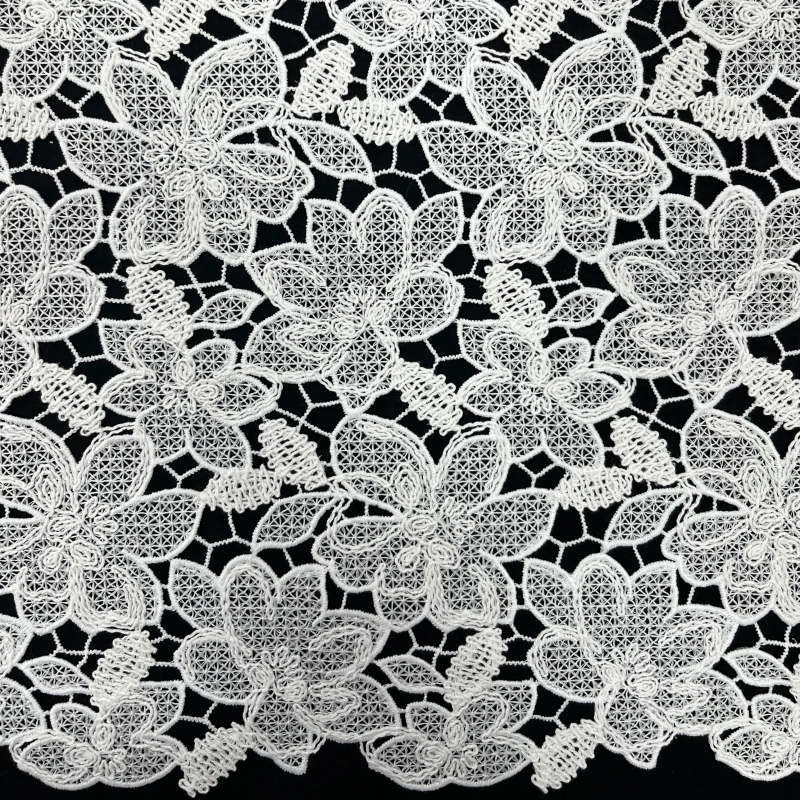 Secret Garden: Water-Soluble Embroidered Lace