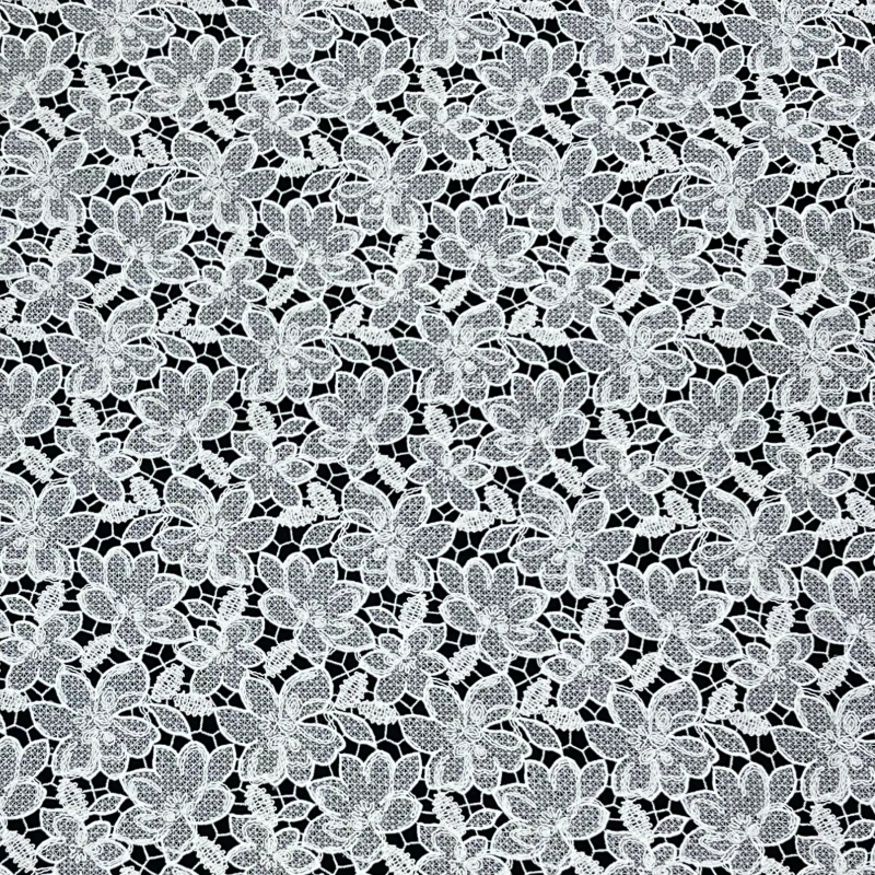 Secret Garden: Water-Soluble Embroidered Lace