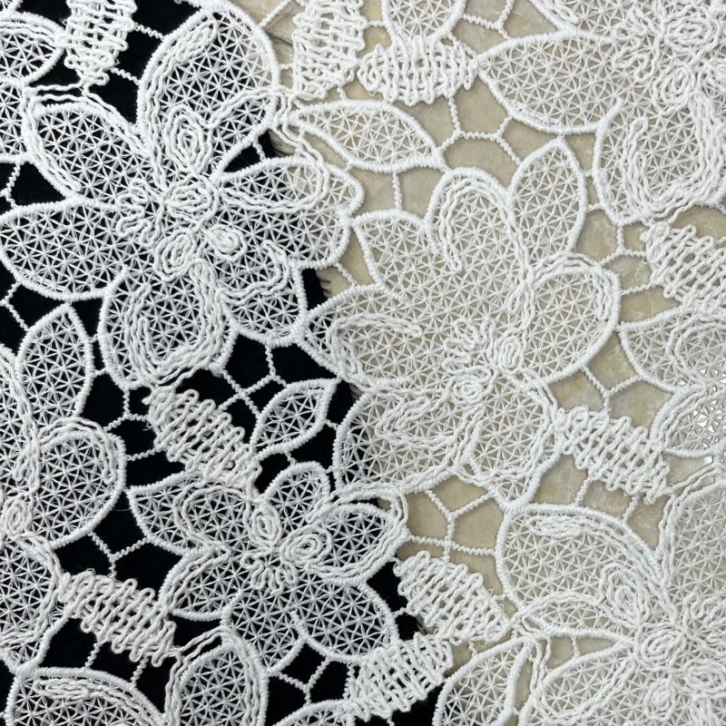 Secret Garden: Water-Soluble Embroidered Lace