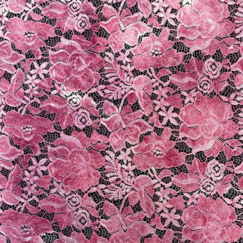 Shifting Hues: Tie-Dye Patterned Lace
