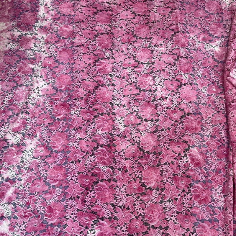 Shifting Hues: Tie-Dye Patterned Lace