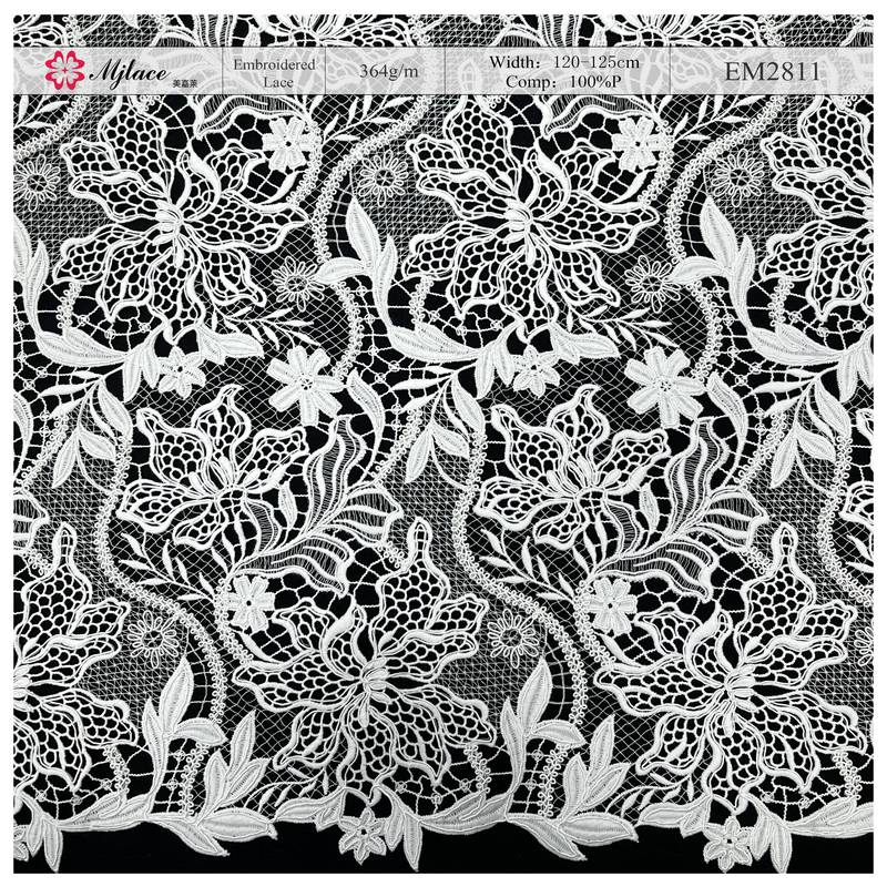 Graceful Vine – Water-Soluble Embroidered Lace