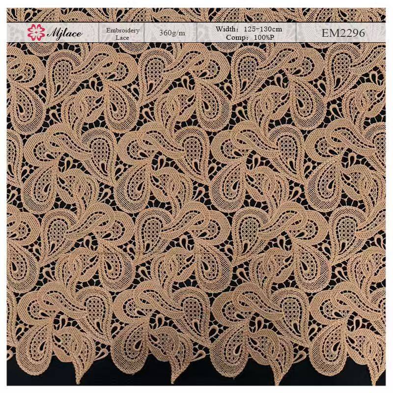 Lace Petal – Water-Soluble Embroidered Lace