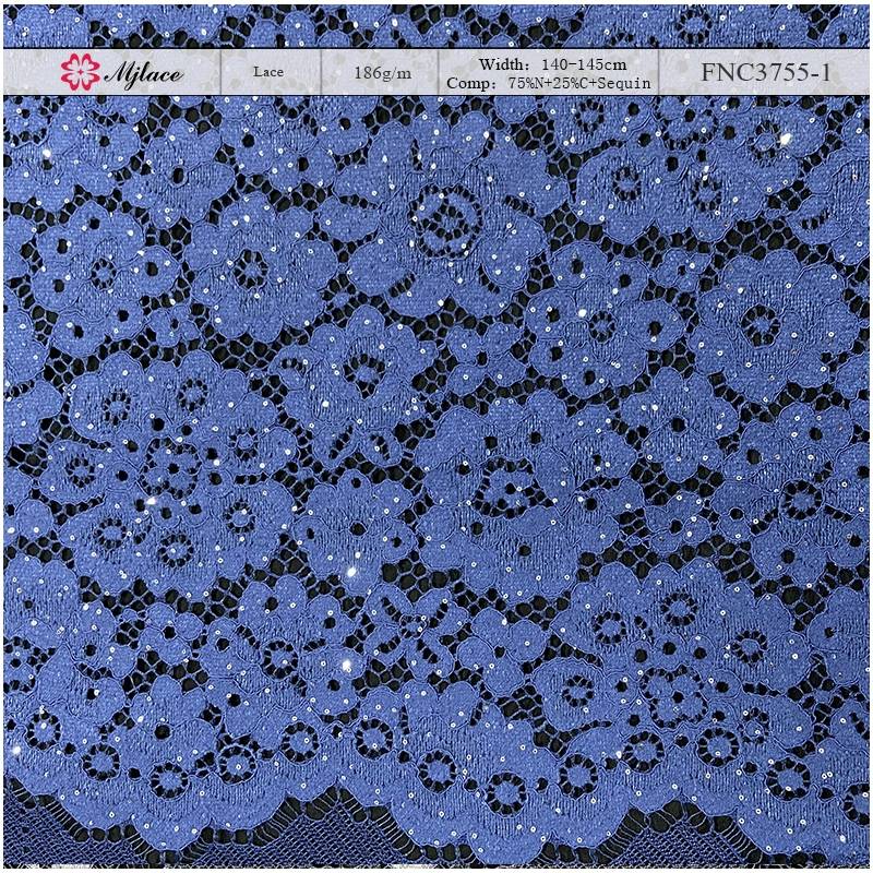 Celestial Veil Bridal Lace-Sequins Embellished Lace Fabric