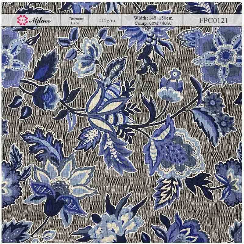 Luna Bloom: Colorful Burnout Lace