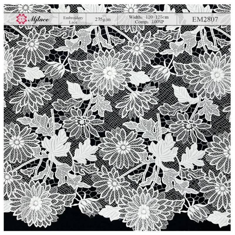 Botanical Relief: Applique Water-Soluble Lace