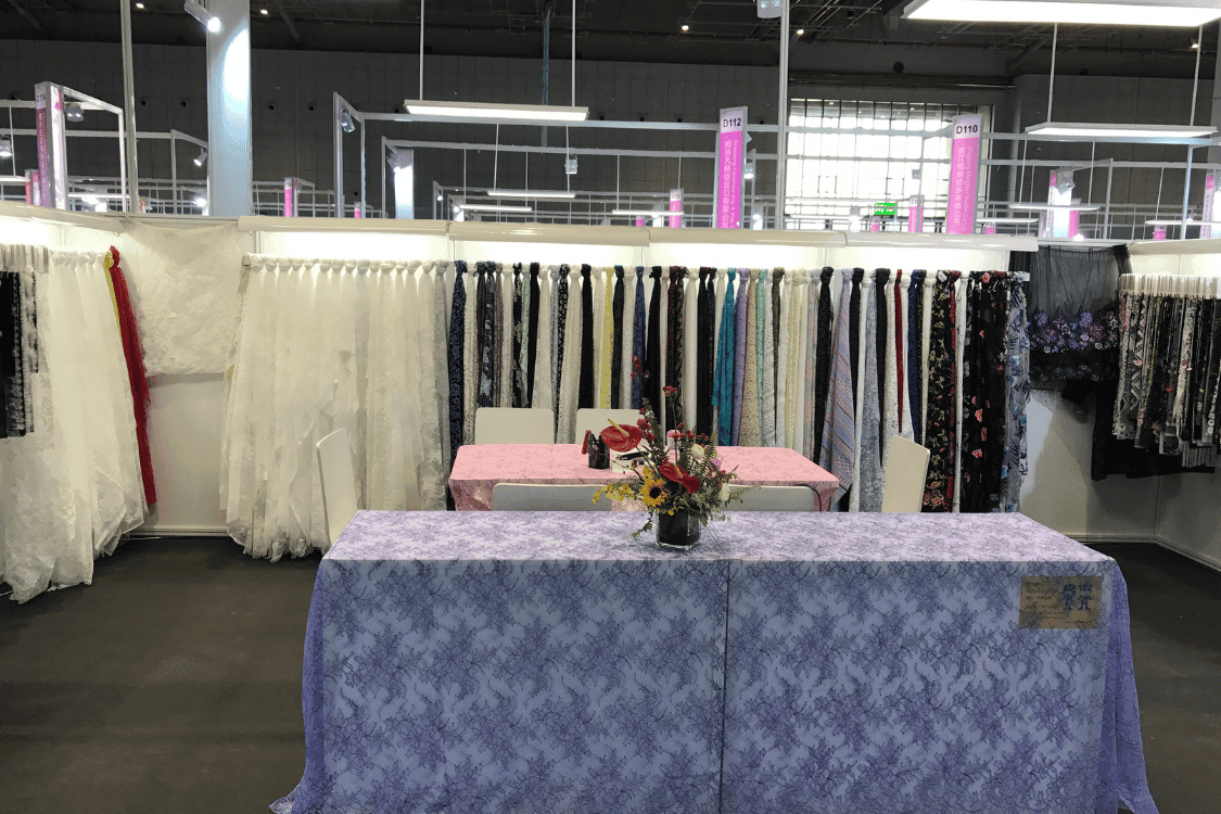 Shanghai textile exhibition 2017 lace fabrics