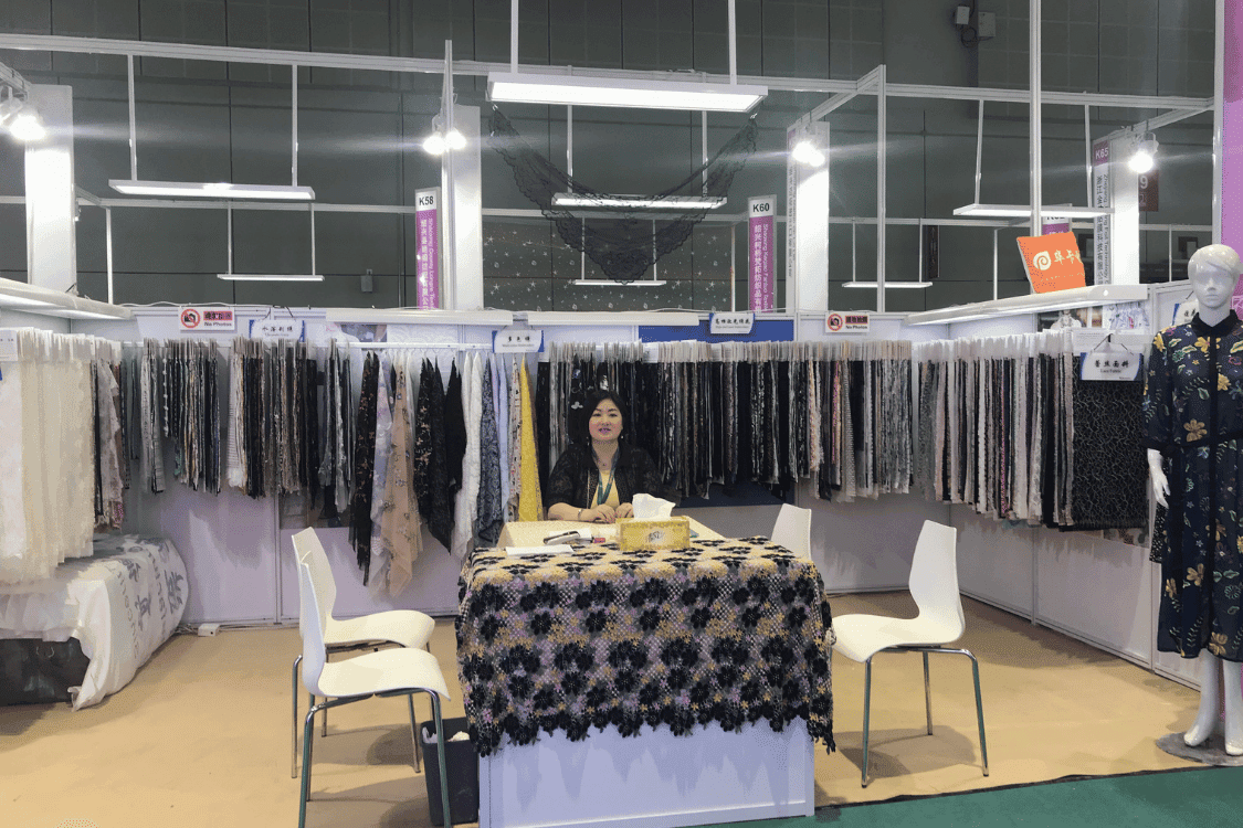 Shanghai autumn textile expo 2018 lace