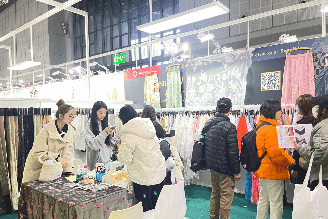 Shanghai textile exhibition 2024 lace