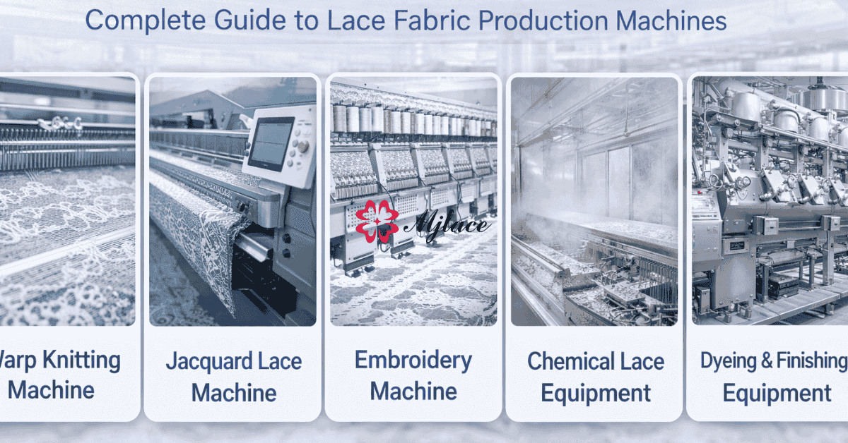 Lace Machinery & Equipment: A Complete Guide to Lace Fabric Production Machines