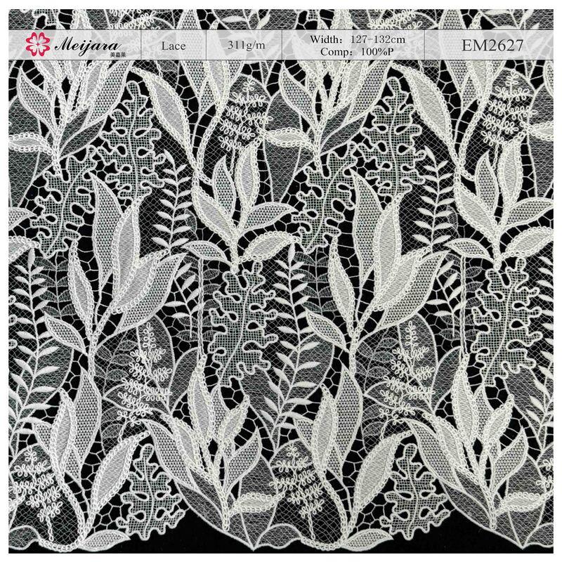 Island Bloom – Water-Soluble Embroidered Lace