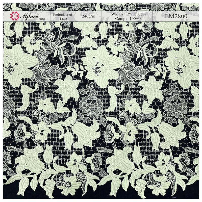 Lace Bloom – Water-Soluble Embroidered Lace