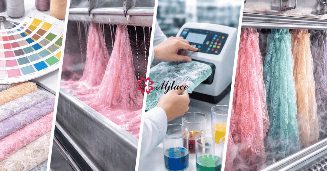 Dyeing & Color Matching in Lace Fabric