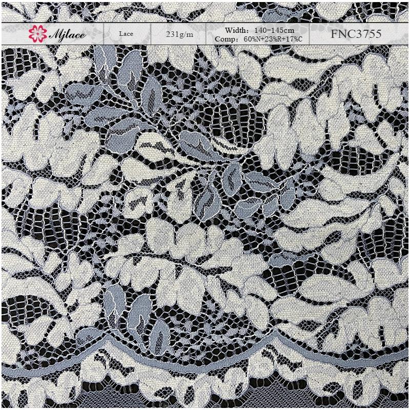 Artisan's Tapestry Lace-Mixed Textural Lace Fabric 