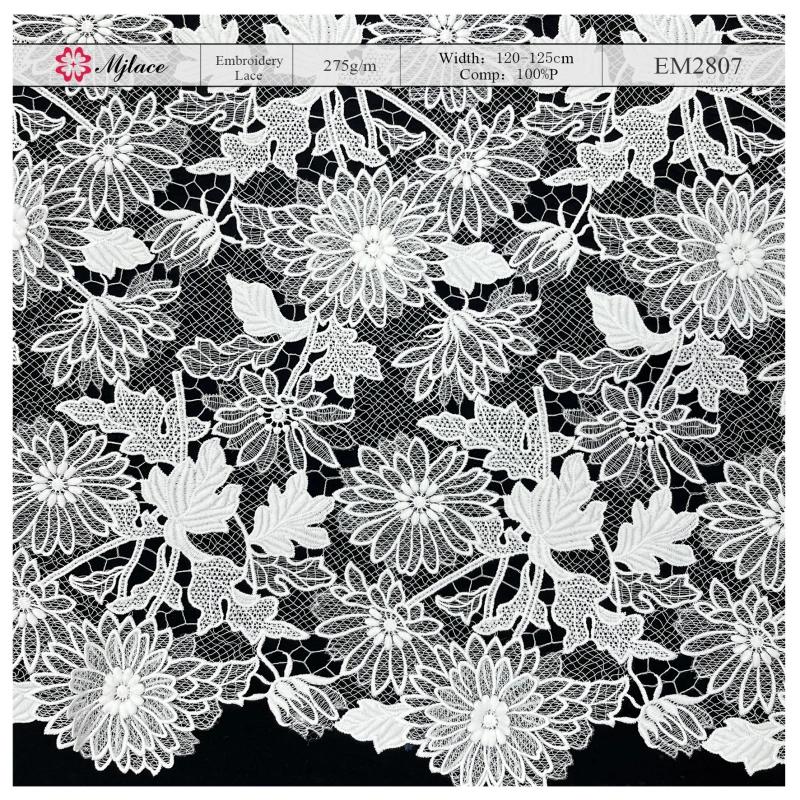 Botanical Relief: Applique Water-Soluble Lace