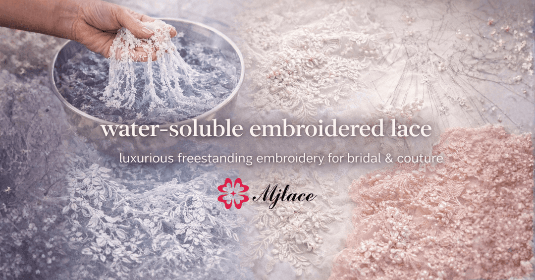 Water-Soluble Embroidered Lace