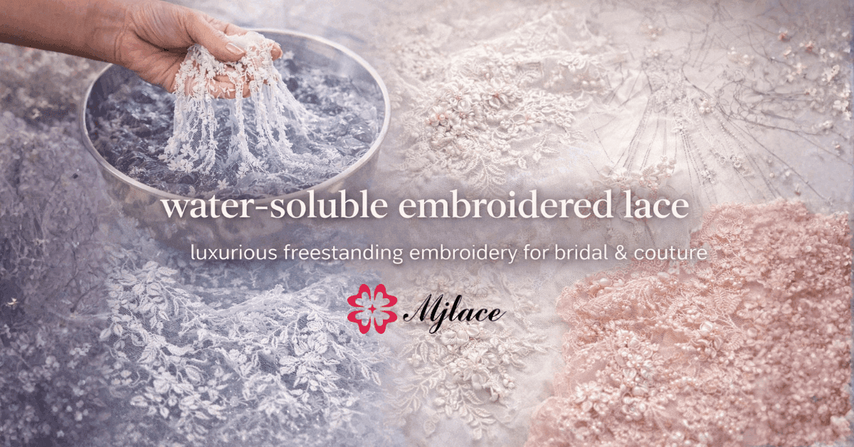 Water-Soluble Embroidered Lace