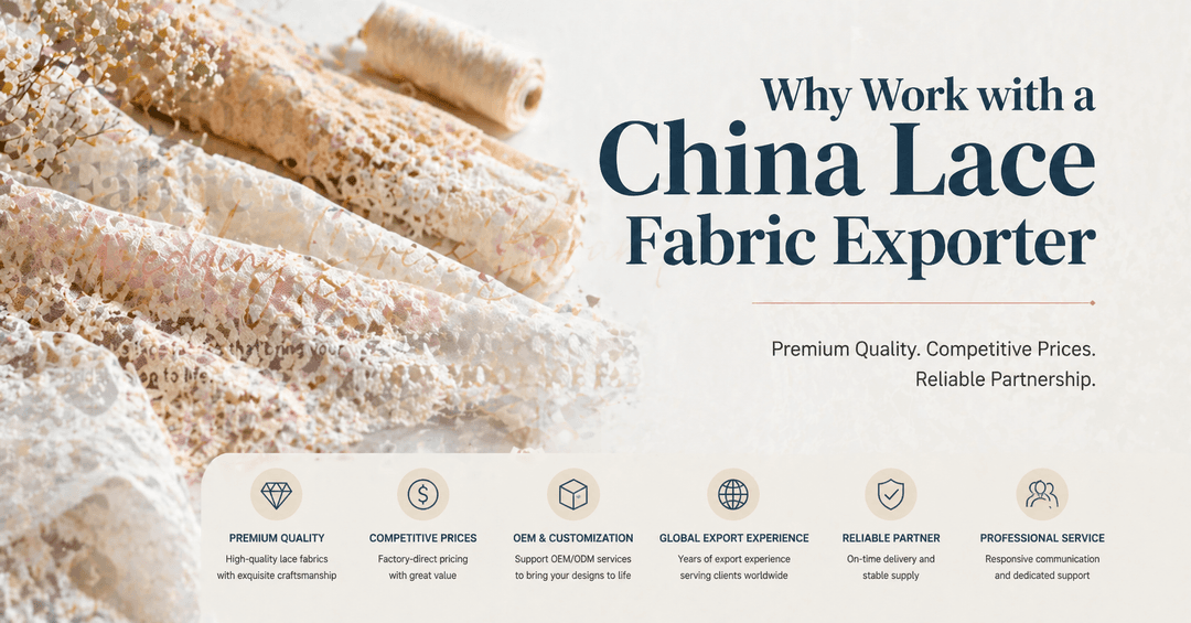 Why Work with a China Lace Fabric Exporter