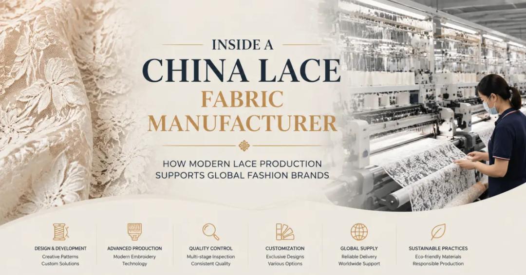Inside a China Lace Fabric Manufacturer: How Modern Lace Production Supports Global Fashion Brands