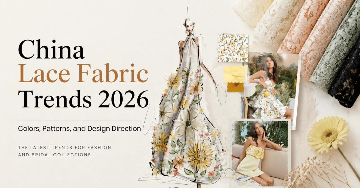 China Lace Fabric Trends 2026: Colors, Patterns, and Design Direction