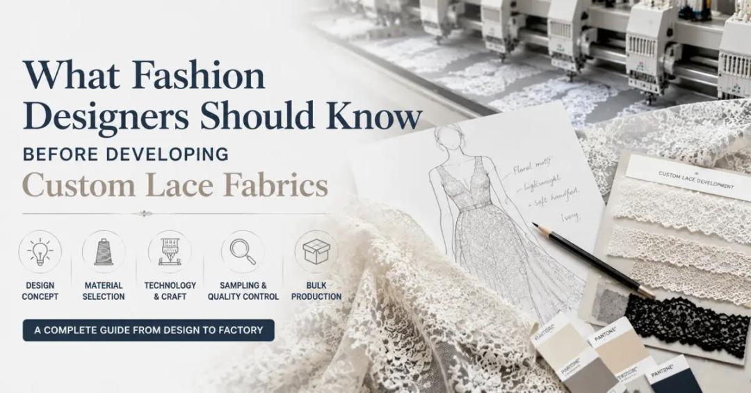 What Fashion Designers Should Know Before Developing Custom Lace Fabrics