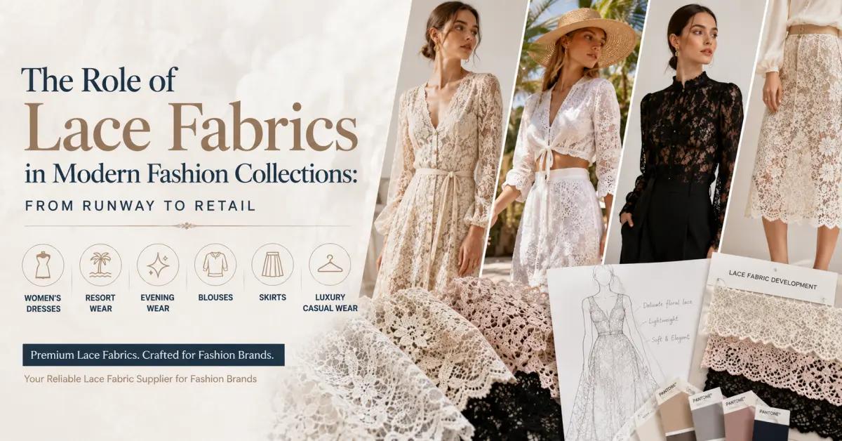 The Role of Lace Fabrics in Modern Fashion Collections: From Runway to Retail