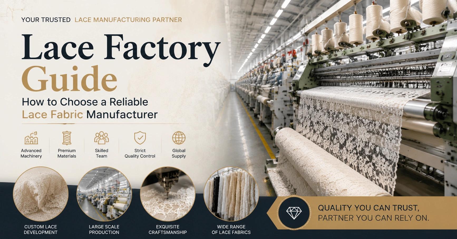 Lace Factory Guide: How to Choose a Reliable Lace Fabric Manufacturer