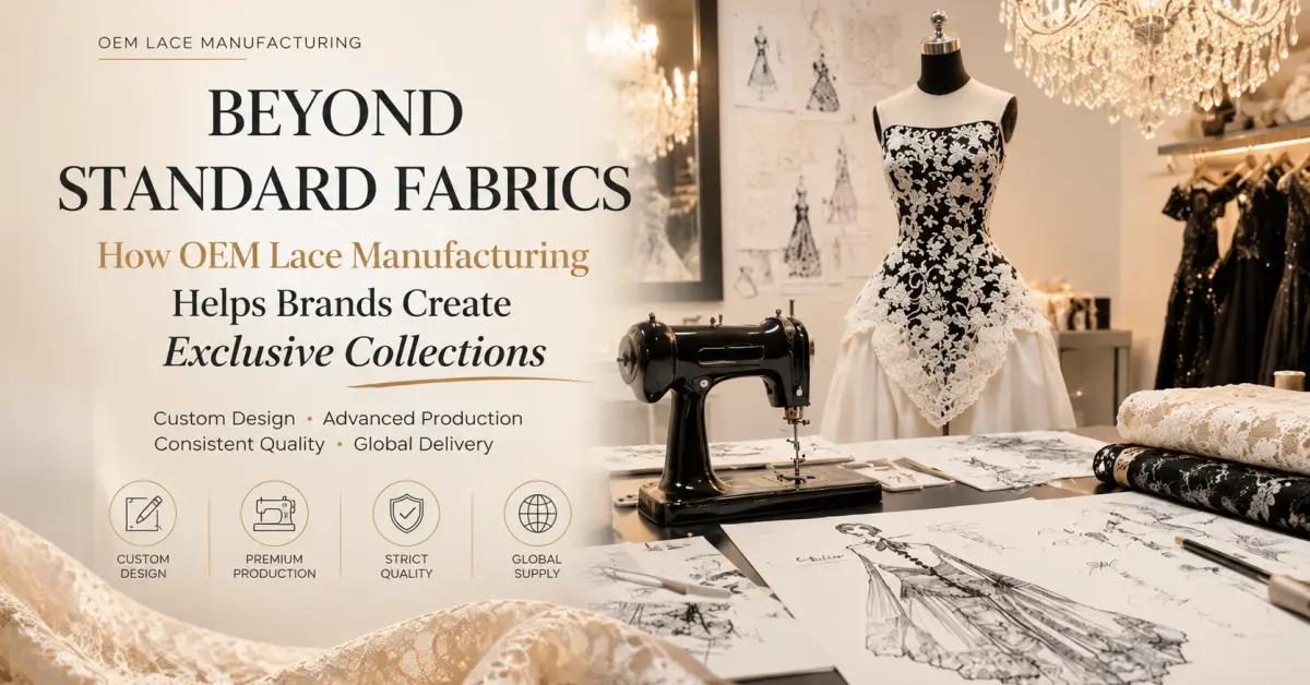 Beyond Standard Fabrics: How OEM Lace Manufacturing Helps Brands Create Exclusive Collections
