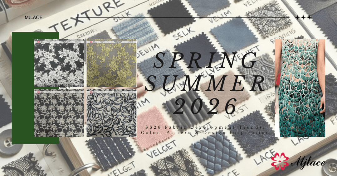 Tendances textiles printemps-été 2026 : inspiration couleurs, motifs et design