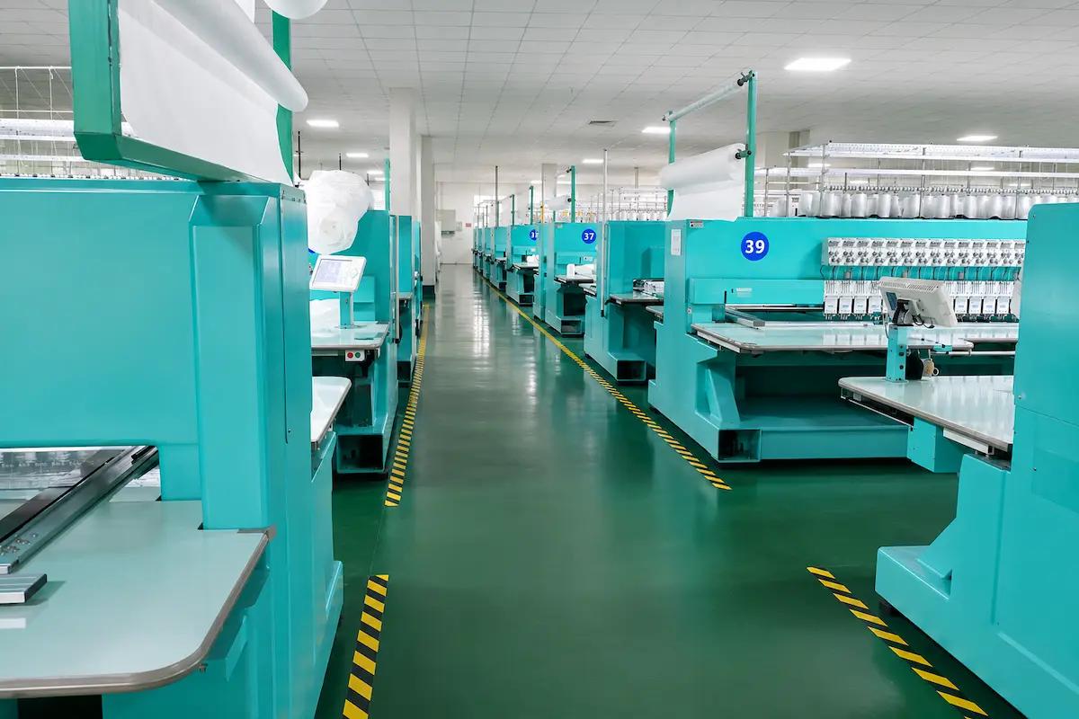 Lace Embroidery Factory Workshop