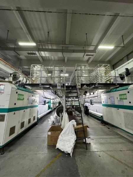 linea di macchine per la produzione di tessuti di pizzo