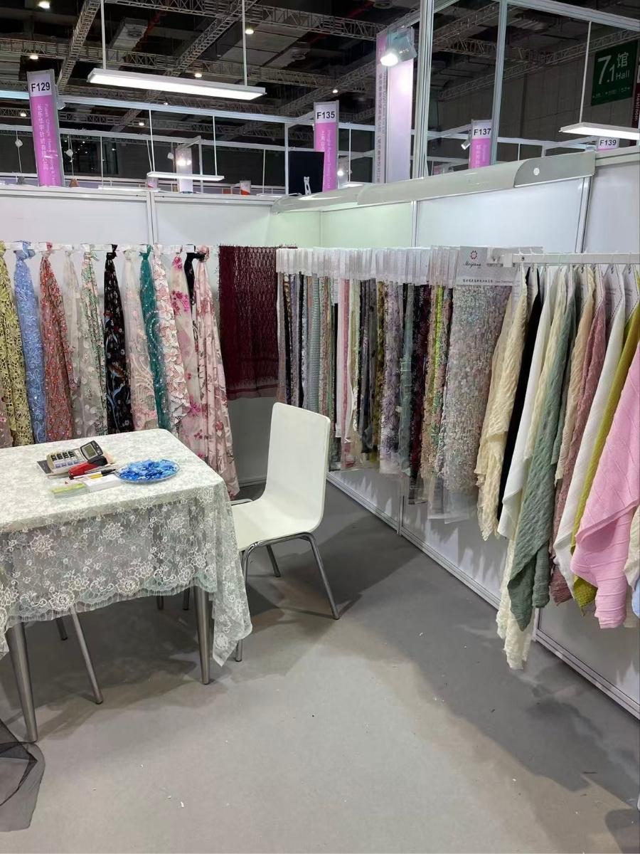 2021 shanghai spring textile exhibition booth
