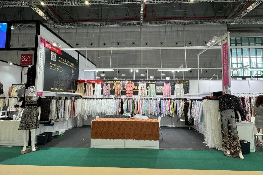 shanghai intertextile autumn 2024 lace booth