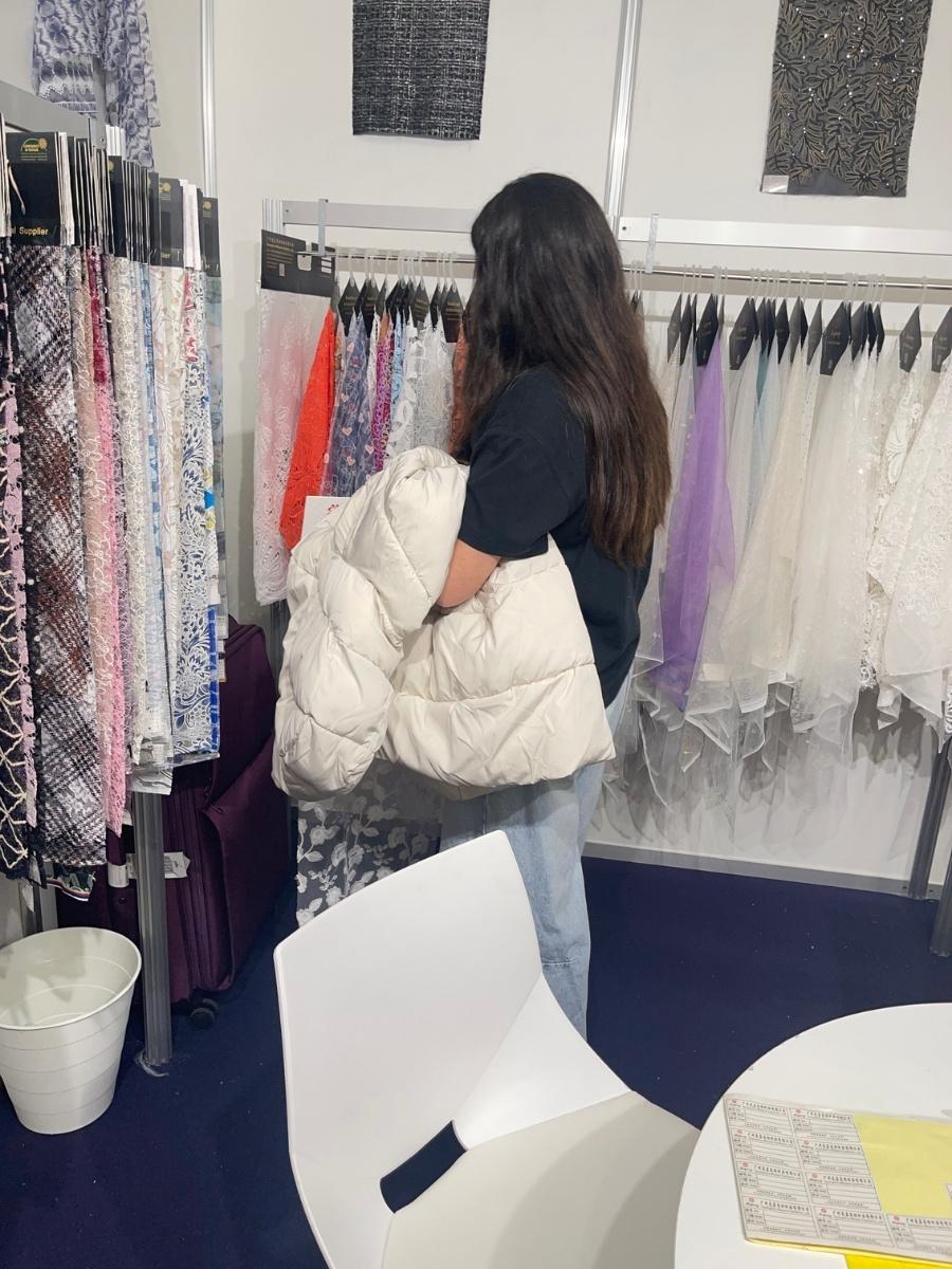 barcelona textile expo 2024 client sample selection