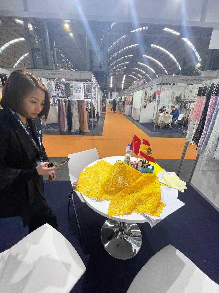 barcelona textile expo 2024 domestic client visit